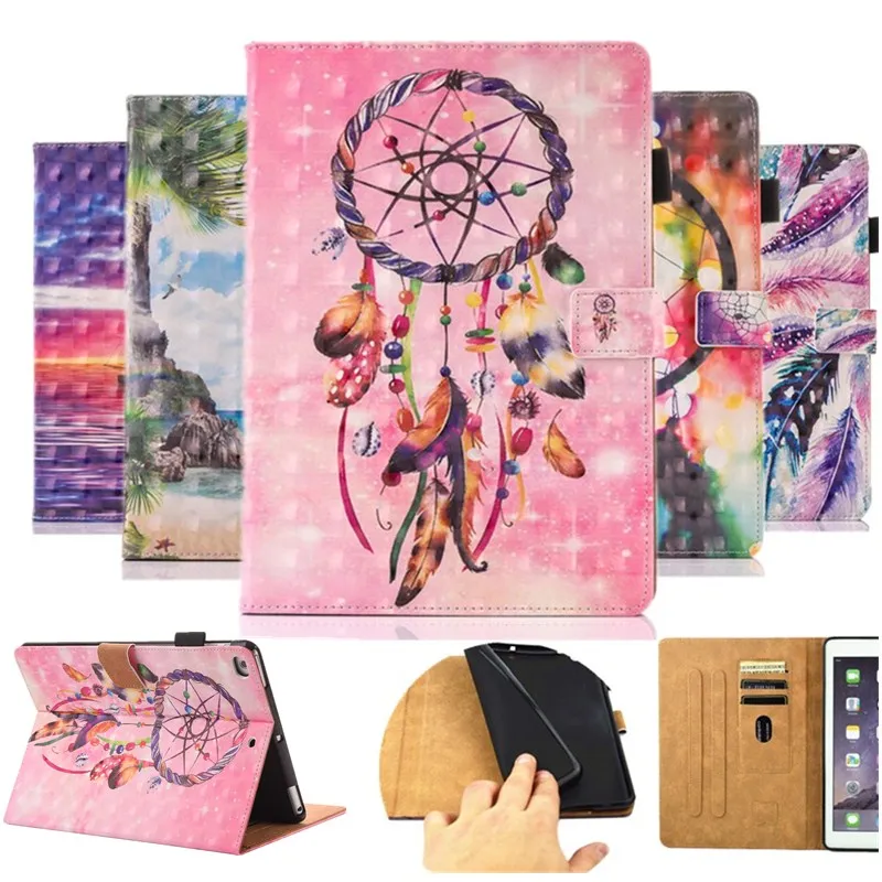 

Case for iPad Mini 4 3 2 1 Fashion 3D Colorful Printed Card Smart Stand Cases Cover for iPad Mini 2 5 2019 Case 7.9 inch Funda