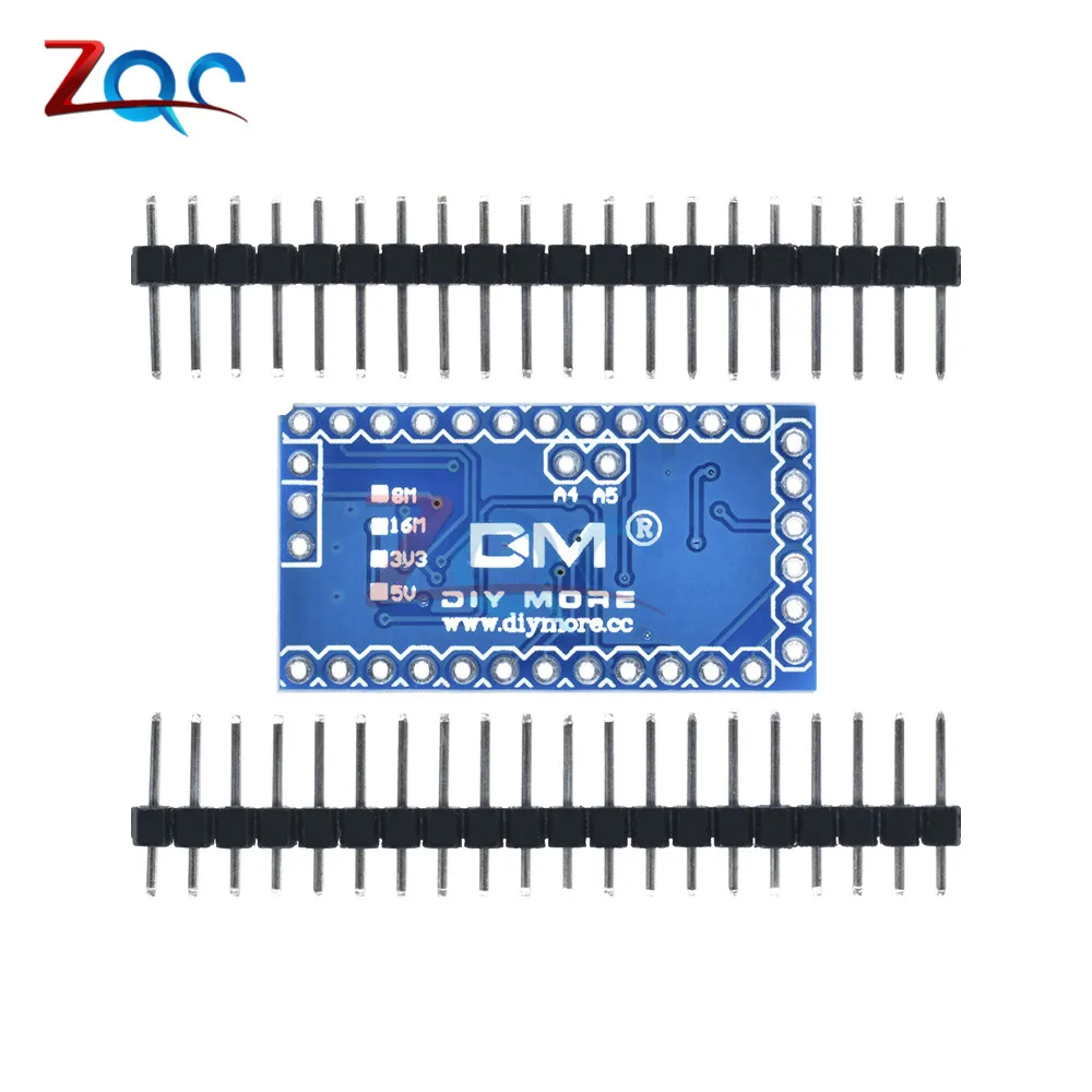 1 комплект Atmega328 Pro Mini 5 в 16 МГц модуль платы для Arduino Nano Mini 328 ATMEGA328P-AU микро контроллер с 3 контактами стандарт