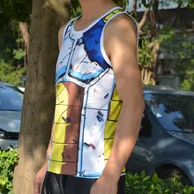 Новое поступление Бодибилдинг Жемчуг дракона майка для фитнеса Жилеты мужские дышащие спортивные футболки для бега аниме топы жилет Наруто