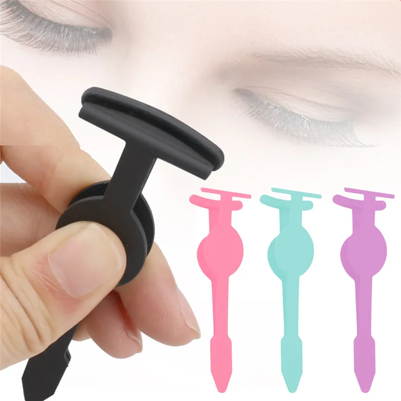 

1pc False Eyelash Tweezers Fake Eye Lash Applicator Eyelash Extension Curler Nipper Auxiliary Clip Clamp Makeup Accessories Tool