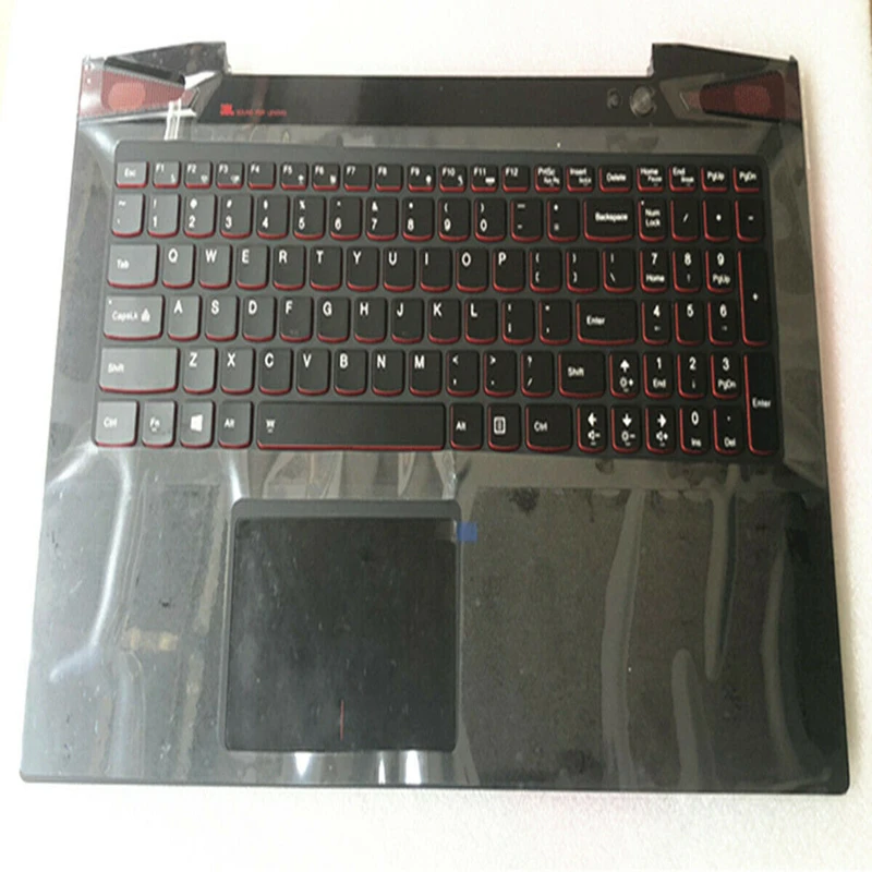 Для lenovo Ideapad Y50-70 США клавиатура с подсветкой ободок тачпад Упор для рук верхний чехол