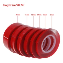 2M Acrylic Double Sided Adhesive Sticker Tape Ultra High Strength Mounting Tape 0.5/0.8/1.0/1.2/1.5/1.8cm/2.0cm