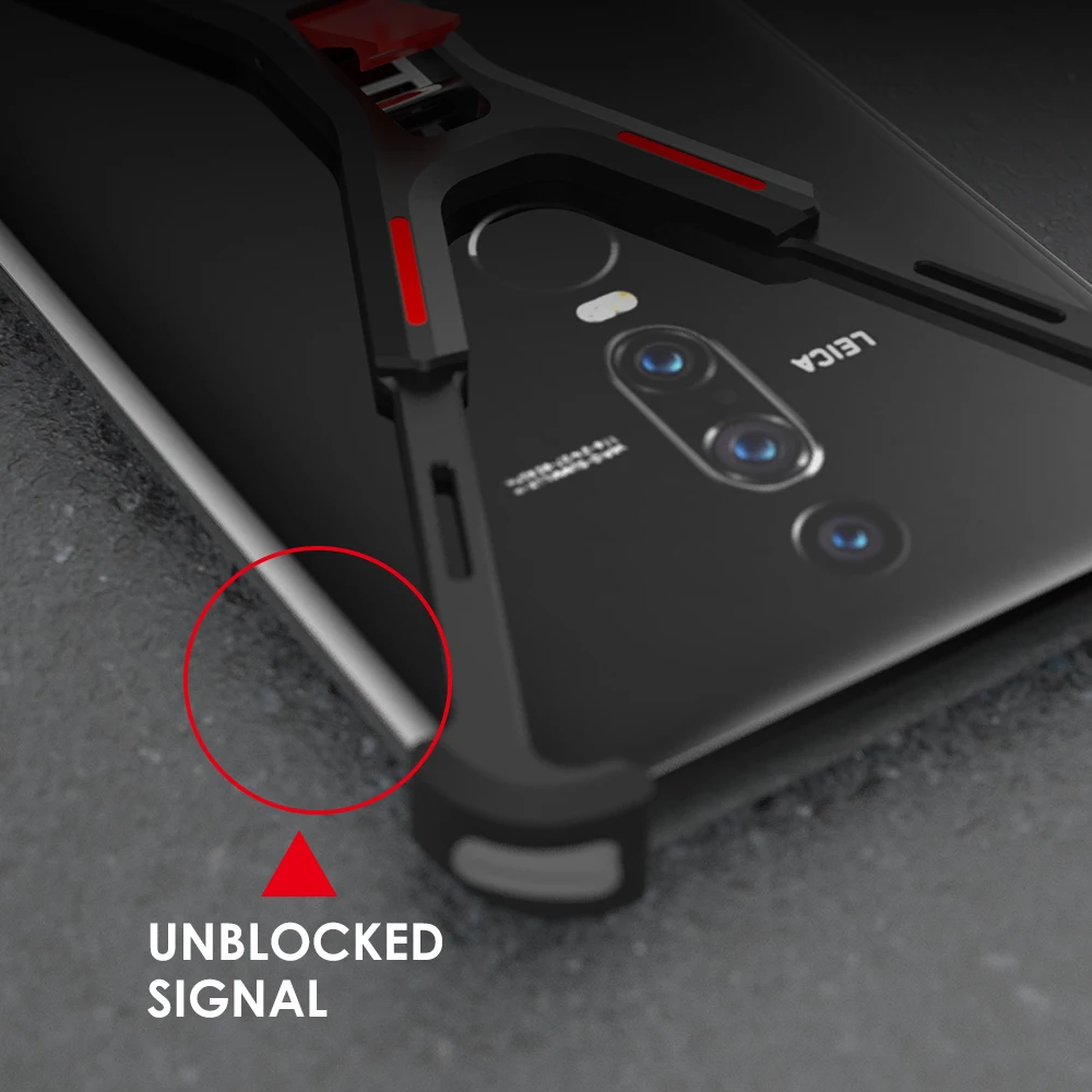 

R-JUST Metal Case Phone For Huawei Mate RS Heavy Duty metal frame Armor Metal Shell Cover Coque Shockproof Mate RS Case