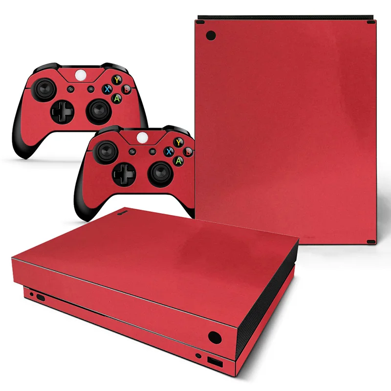 

Red Glossy skin sticker for Xbox one X console Hot sale!
