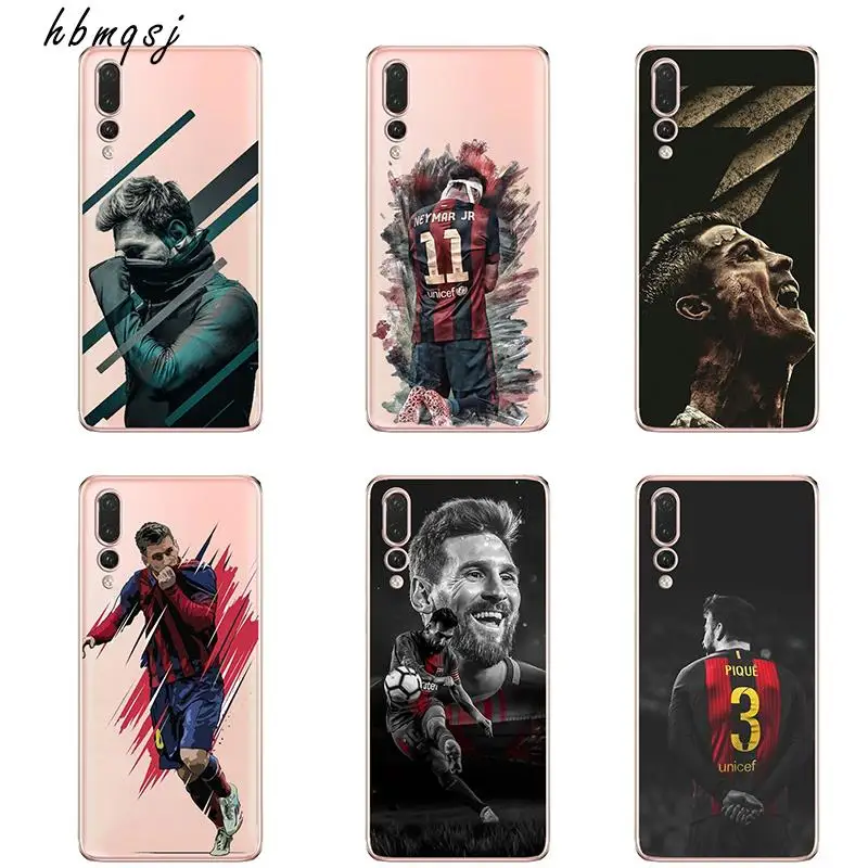 

Fashion cartoon cool athlete player football for huawei honor 6a 7x 8 9 9 lite 10 case silicone soft tpu phone back cover case