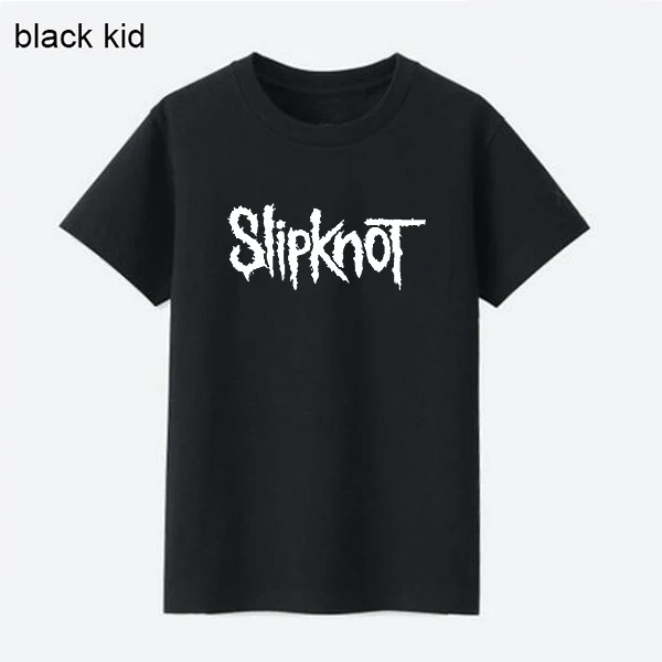 

kid black slipknot t shirt kids clothes boy tshirt girl boys t-shirts girls print tops summer top unisex heavy metal music