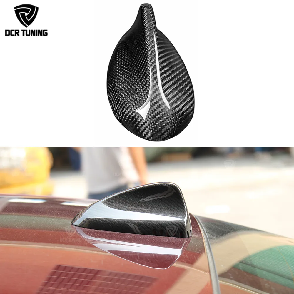 Carbon Fiber Roof Shark Fin Antenna Trim Cover For Alfa Romeo Giulia