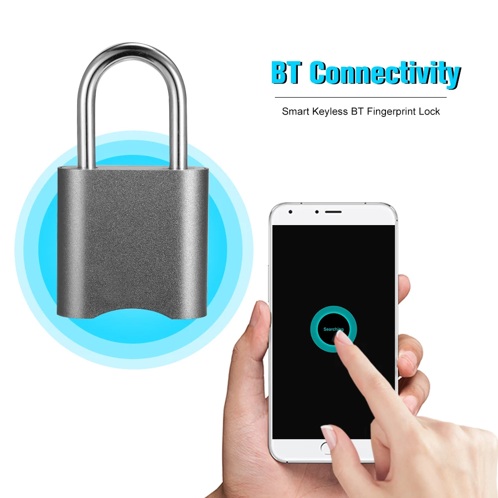 

Wireless Lock Smart BT Lock with Phone APP Password/BT Connection Unlock No Keyhole No Keys Design Safe Lock for Home Security