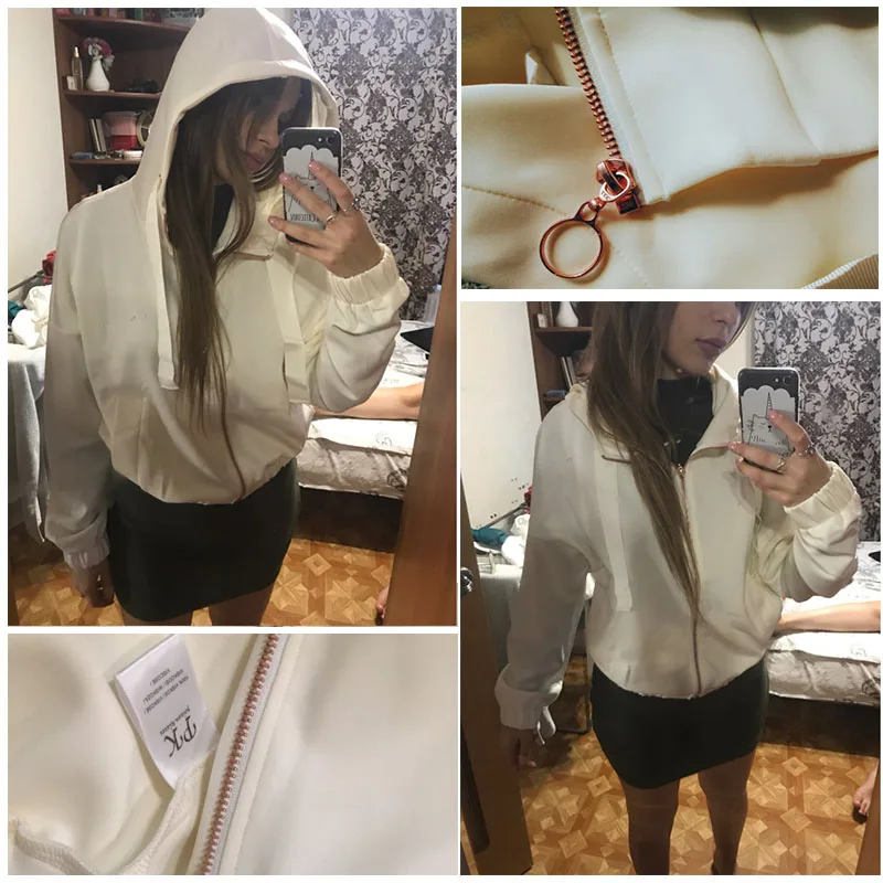 Ideal PK Basic Jacket Coat Women Zipper Streetwear Female Oversize Veste Windbreaker Womens Autumn Jacket