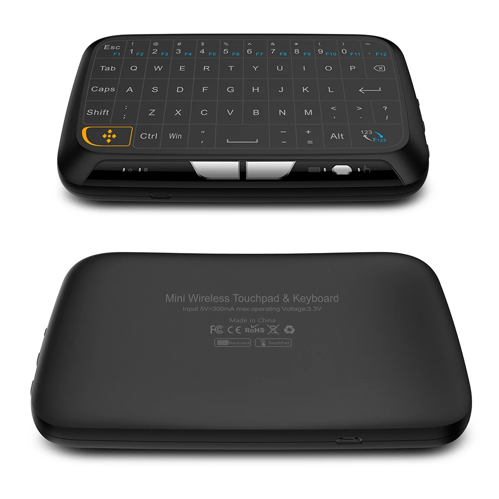 

Zeepin H18 Mini USB 2.4Ghz Wireless Virtual Keyboard Touchpad Mice Air Mouse Rubber with Li Battery for PC Xbox 360 PS4 TV Box