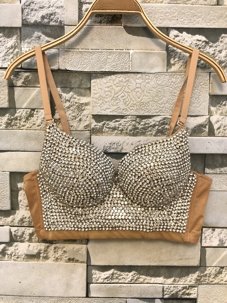 Hand-made жемчуг Bralet корсетные короткие Для женщин бюстье бюстгальтер укороченный Топ Свадебные Bralette жилет плюс Размеры цена D02