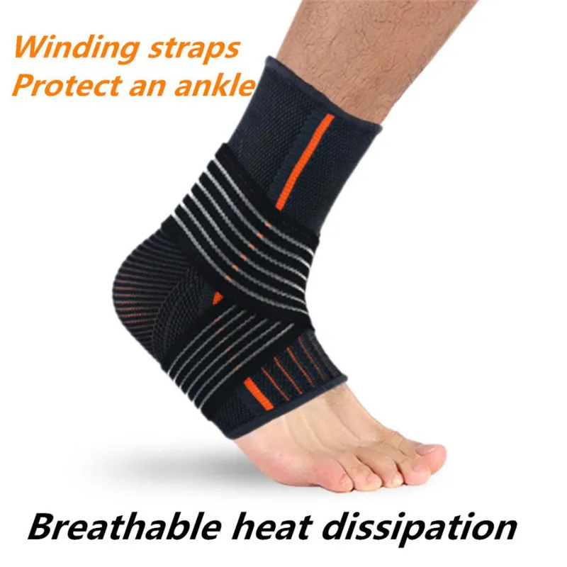 

Sports Adjustable Elastic Ankle Movement Protection Ankle Support Brace Strap Women Men Anckle Protect Straps drop shipping