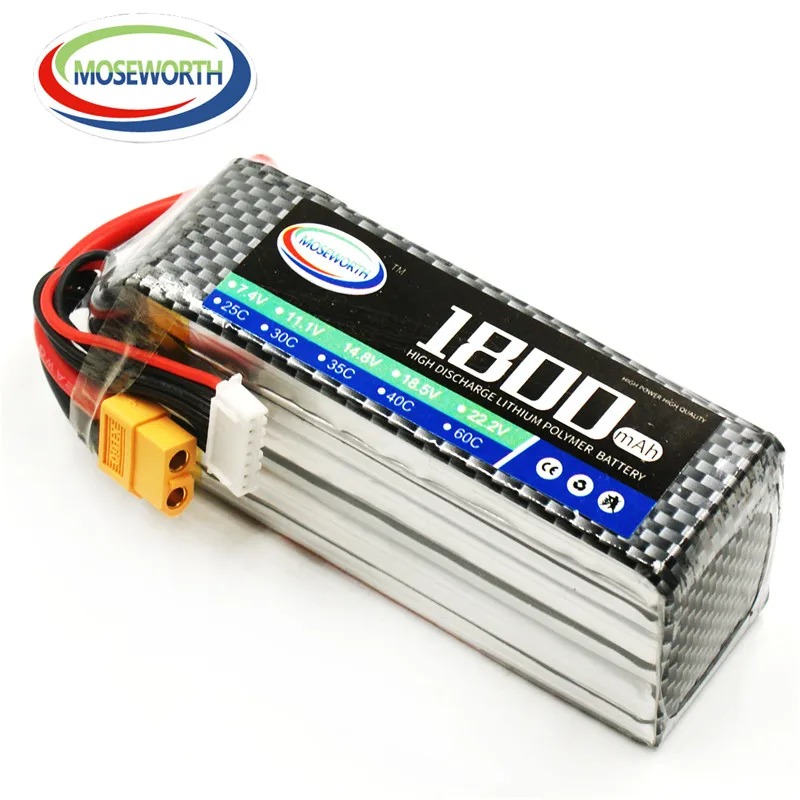 5S 18.5V 1800mAh 30C bateria Lipo RC samolot Drone Quadcopter ...