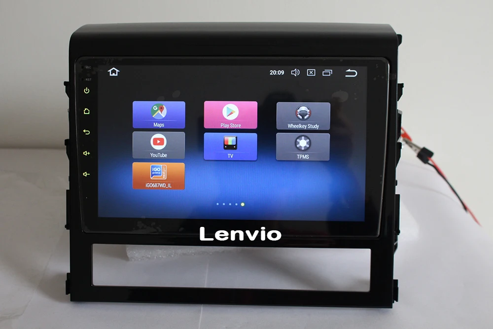 Perfect Lenvio 4GB RAM 32GB ROM Octa Core Android 8.0 Car DVD Radio GPS Navigation multimedia For Toyota Land Cruiser 200 2016 2017 2018 2