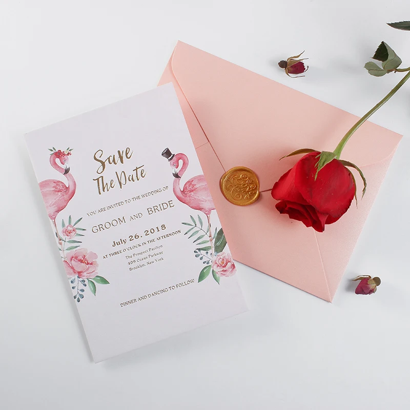 スワン結婚式招待状封筒 セットの50ピース カード 招待状 Aliexpress