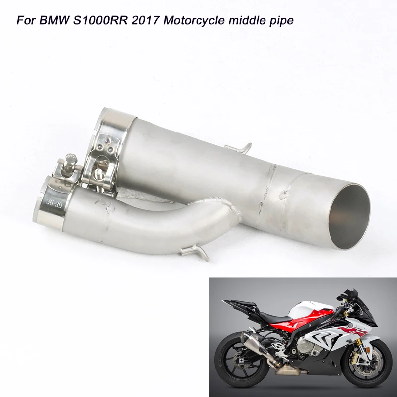 

Motorcycle Stainless Steel Middle Conneting Pipe Silp on for BMW S1000RR 2017 Exhaust System
