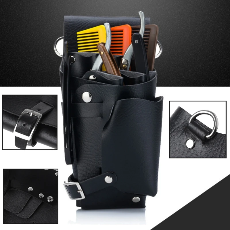 Salon Barber Hair Scissor Bag Hairdressing Holster Pouch Holder Case Bags Tool