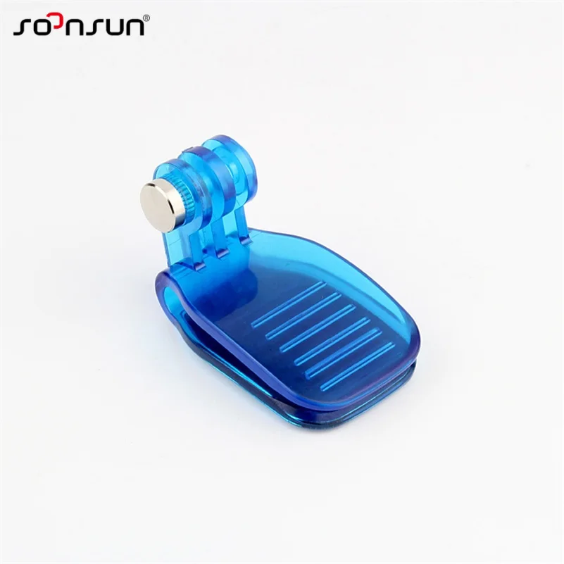 

SOONSUN Blue Backpack Clip Buckle Mount Adapter for GoPro Hero 7 6 5 4 3 for SJCAM for Yi for DJI Osmo Action Camera Accessories