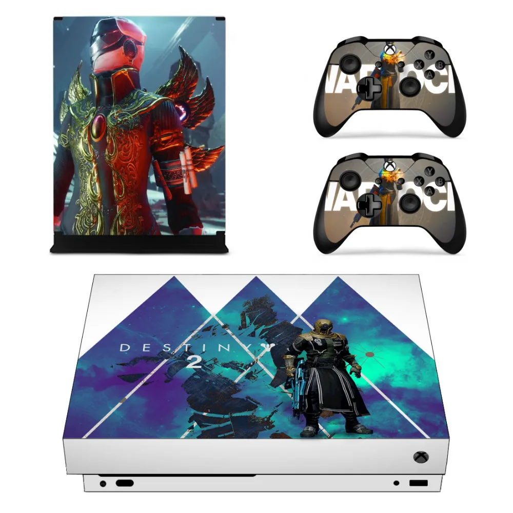 Игра Destiny 2 кожи Стикеры наклейка для Microsoft Xbox One X консоли и 2 Пульты ДУ для игровых приставок для Xbox One X кожи стикеры винил