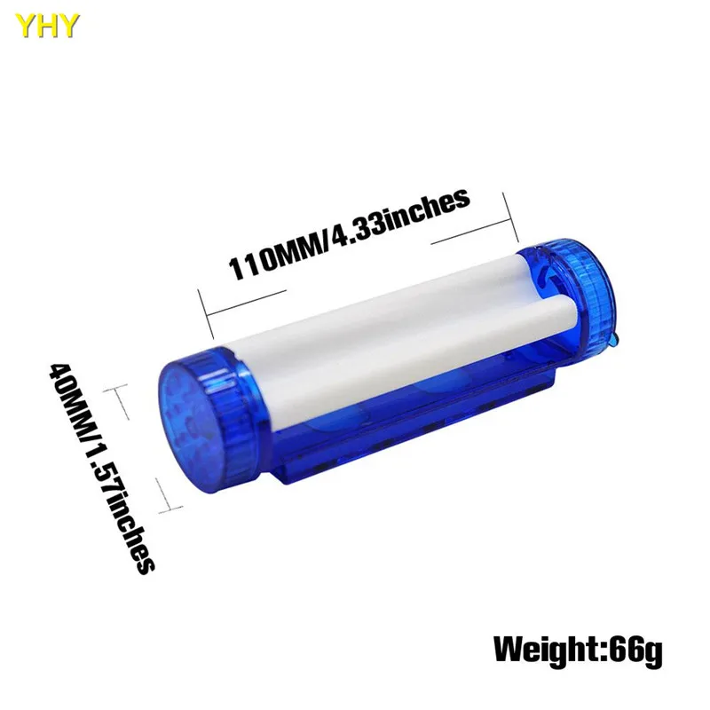 Plastic Cigarette Rolling Machine +Tobacco Herb Grinder +Storage Container Suitable 110MM Paper05