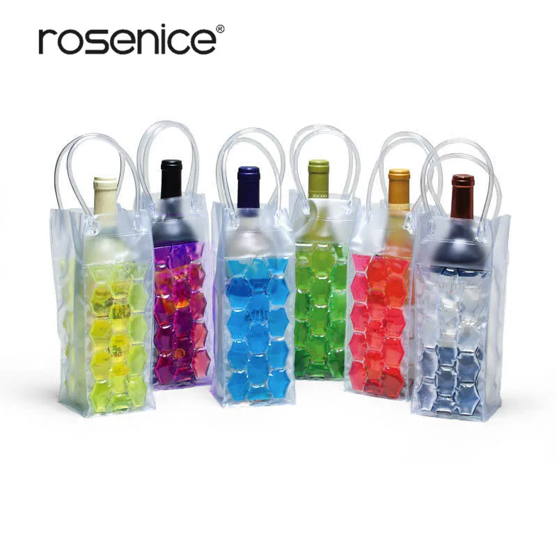 

Rapid Ice Wine Cooler PVC Beer Cooler Bag Outdoors Ice Gel Bag Picnic CoolSacks Wine Cooler Chillers Frozen Bag Bottle Cooler