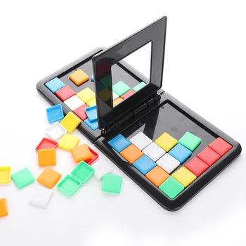 

DIY Parent Child Interactive Colorful Sport game Puzzle Cube 3 D Puzzle Race Cube Board Game Kids Adults Education Toy