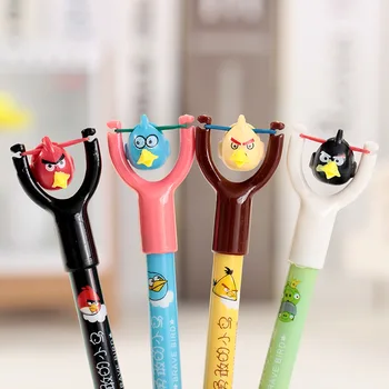 

10pcs/lot South Korea stationery bird toy slingshot ballpoint pen student gift pen prize