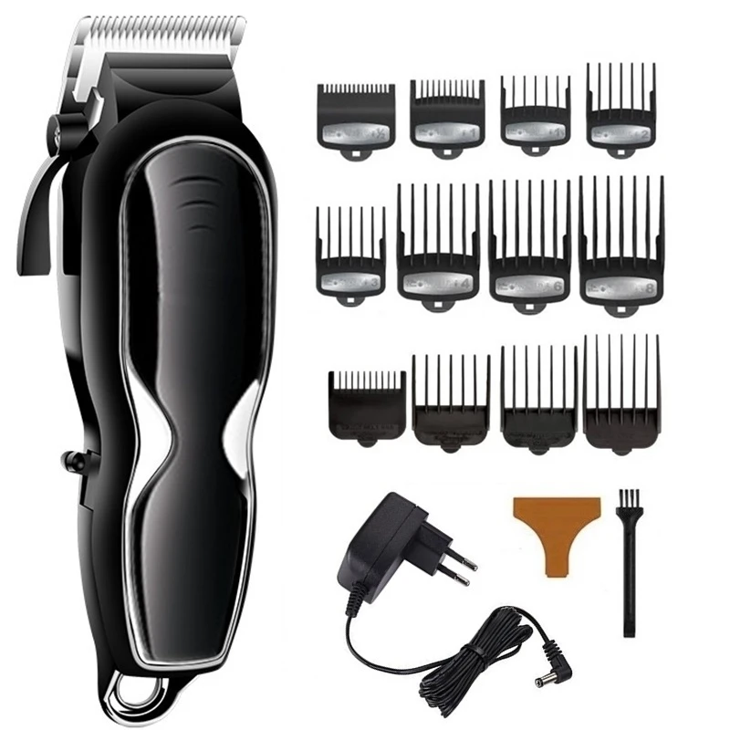 cutting men's hair with clippers blending