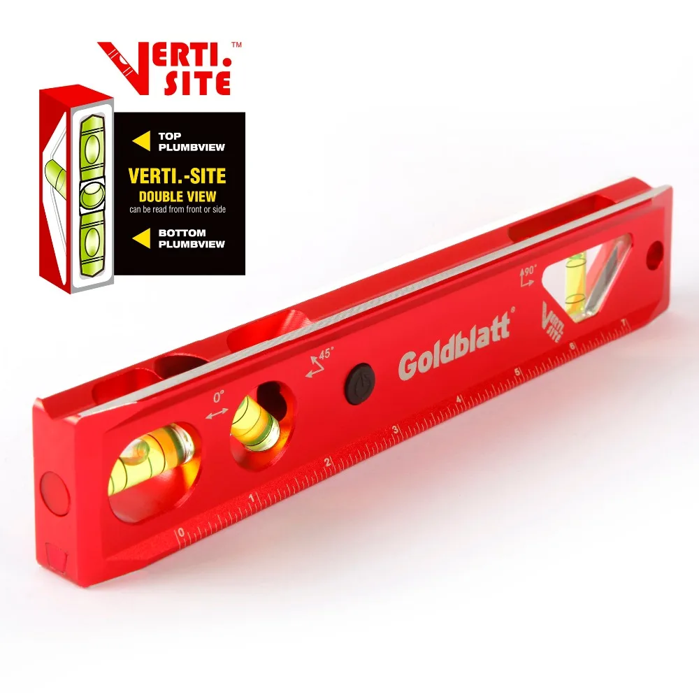 

Goldblatt Lighted 9in. Aluminum Verti. Site Torpedo Level