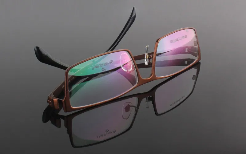 Чашма Господа чистого титана очки кадр Lentes opticos Gafas Одежда высшего качества титана кадры мужской большой кадры очки