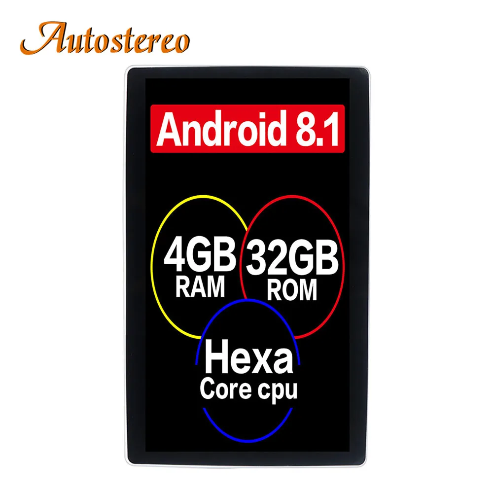 

12.8 inch Tesla style Android 8 Car GPS navigation For 2 din universal multimedia car NO DVD player headunit radio tape recorder