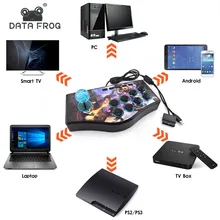 Данные лягушка игровой геймпад для PS2/PS3/PC пользовательские аркадные игры джойстик USB рокер для Xiaomi/huawei Android смартфон играть в игры