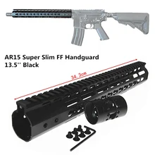 FIRECLUB 13,5 дюймов поплавок NSR KeyMod Handguard кронштейн со съемным Рельсом черный баррель гайка для AR-15 M4 M16