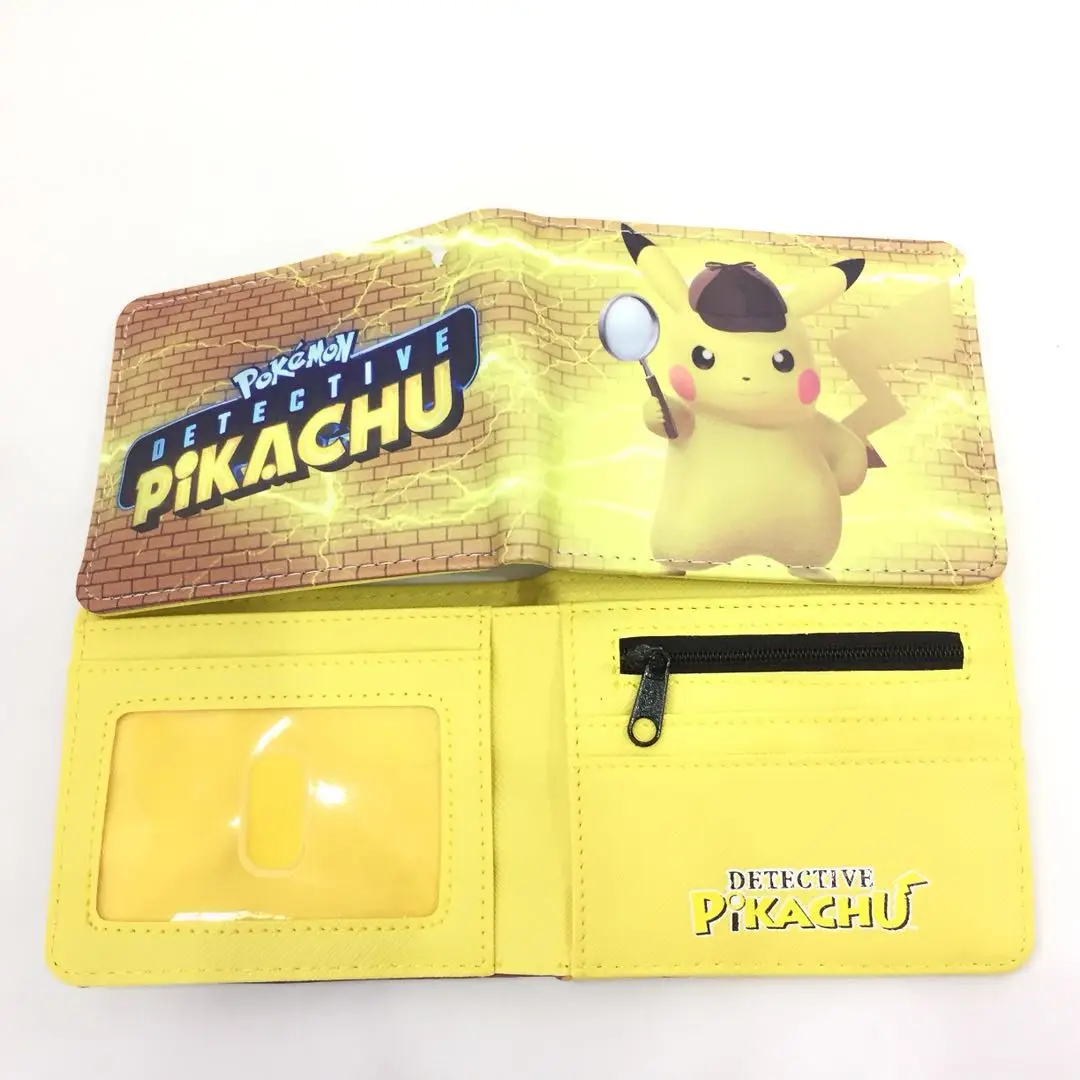 Мультяшный Покемон кошелек Kawaii Pokemon pikachu портмоне для женщин кредитница кошельки и кошельки