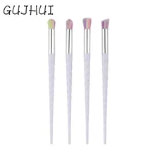 Hot Best Deal Beauty Girl 4Pcs Colorful Cosmetic Eyebrow Eyeshadow Brush Makeup Brush Sets Kits Tools Nov.14