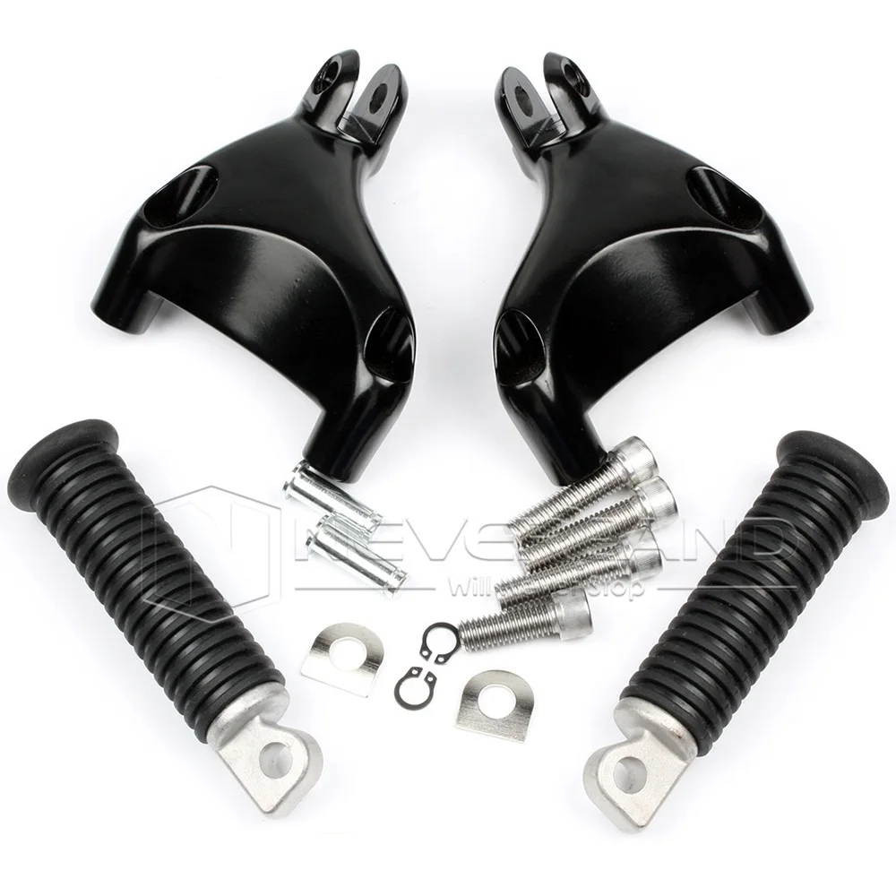 Neverland Passenger Rear Foot Pegs Footpegs Motorcycle Foot Rests Mount