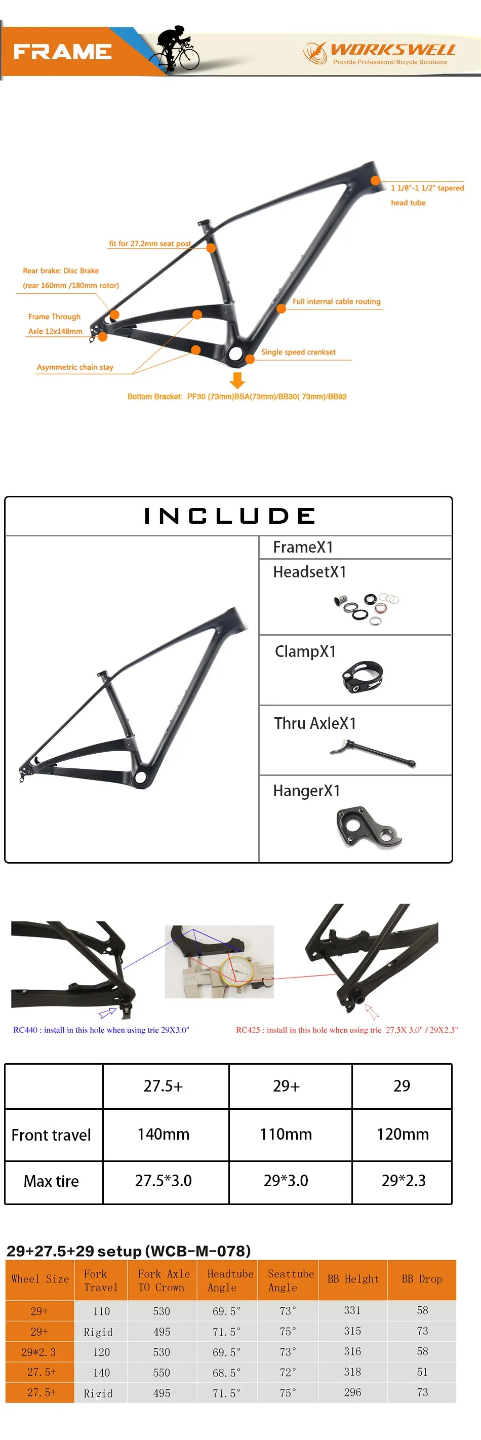 Best OEM New color painting bike frame promotion colorful mountain carbon frame good quality disc brake mtb frame from China 3 Best OEM New color painting bike frame promotion colorful mountain carbon frame good quality disc brake mtb frame from China 3