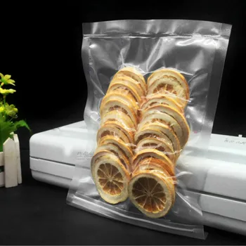 

100pcs Transparent vacuum packaging bags large plastic zipper ziplock bag food candy gift grains package pouch