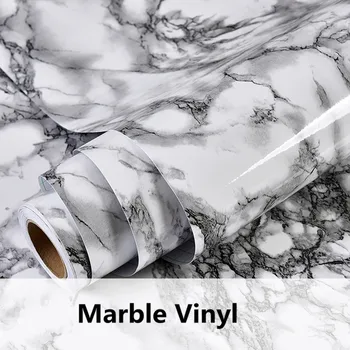 

1.22m x 10m Marble Self Adhesive Wallpaper Kitchen Cupboard Vinyl Contact Paper Furniture Table Shelf Drawer Waterproof tickers