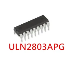 free shipping 10PCS ULN2803 ULN2803A ULN2803APG 2803 DIP18 The new quality is very good work 100% of the IC chip
