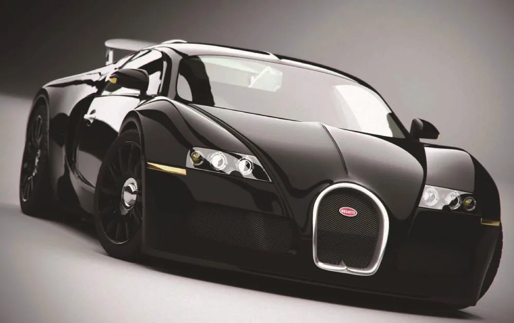 Wallpaper Bugatti Hitam