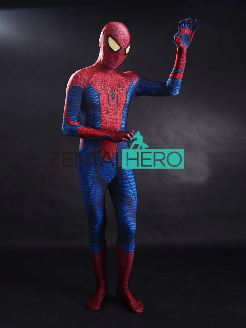 DHL, удивительный костюм Человека-паука, 3D костюм Человека-паука на Хэллоуин, Костюм Супергероя человека-паука