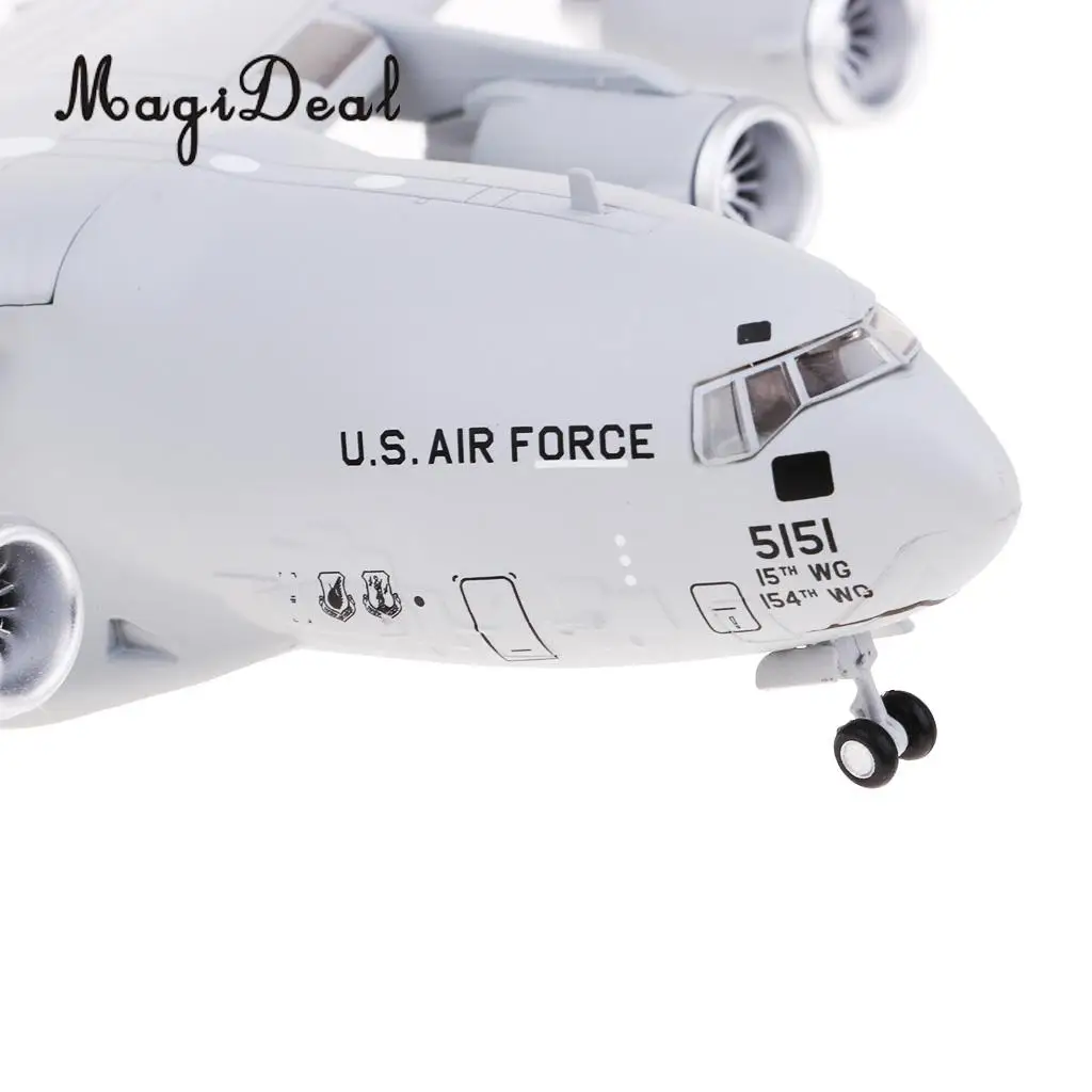 1:200 C-17 Transport Plane American Diecast Military Aeroplane Collection Art Crafts with Display Stand