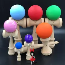 100 шт в партии королевский меч мяч мастерство Джамбо образовательная забавная игрушка кендама только мяч с резиновой краской