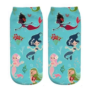 

fish print socks women dropship