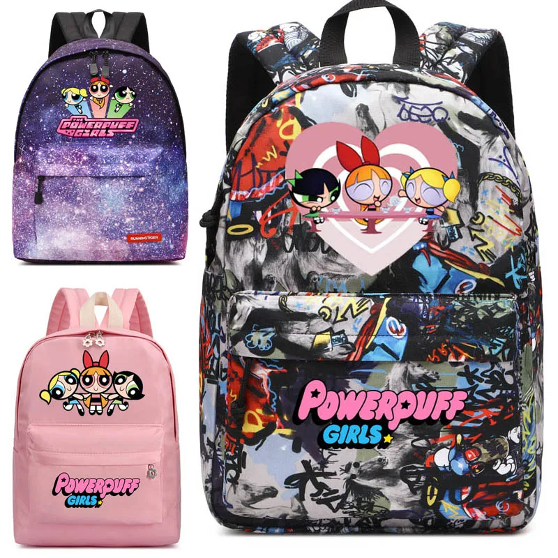 

The Powerpuff Girls School Backpack for Boys and Girls Lightweight Chic Prints Bookbag