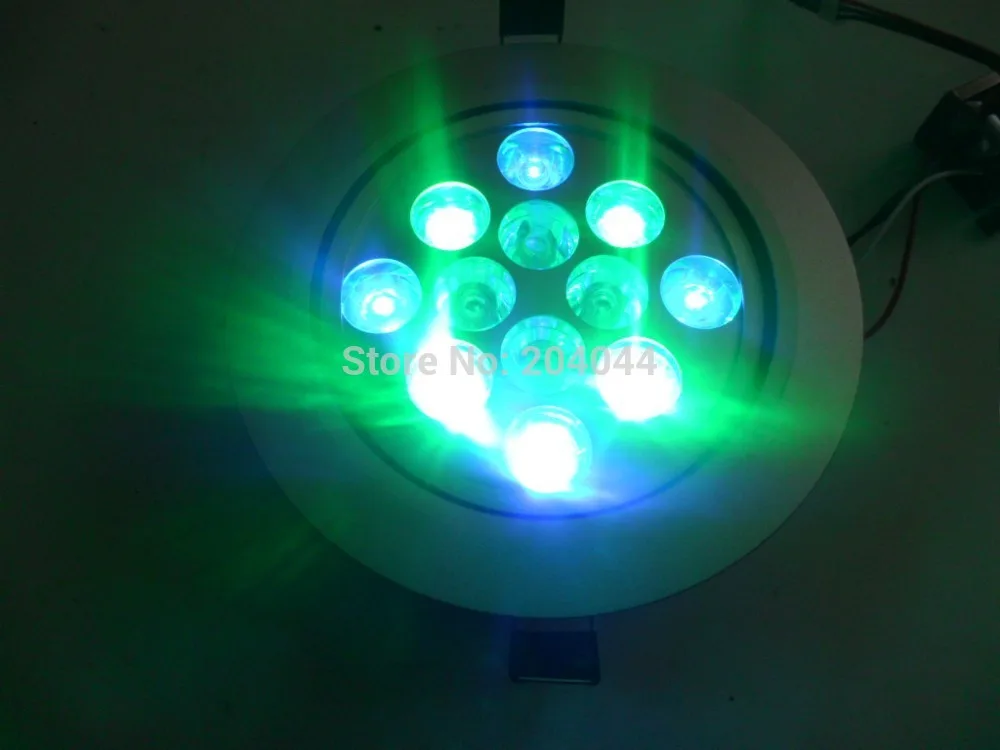 

2018 Aluminum Spot Ce Ceiling Lamp Hot Sell,ac100v 1pcs/lot Led Down Light 12*1w Power ,led With R Lights With 3 Years Warranty