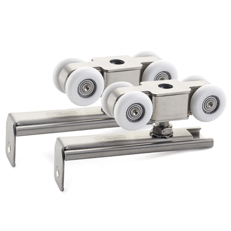 

Stainless Steel Hardware Slide Doors Pulley,Hanging Rail Wheels,With Silent Bearing,High Load-Bearing, Durable,Home Hardware