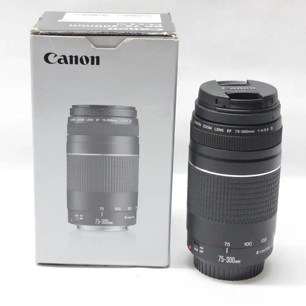 Canon Camera Lens Ef 75 300mm F 4 5 6 Iii Telephoto Lenses For 1300d 650d 600d 700d 800d 60d 70d 80d 0d 7d T6 T3i T5i Lenses For Canon Telephoto Lensescanon Camera Lens Aliexpress