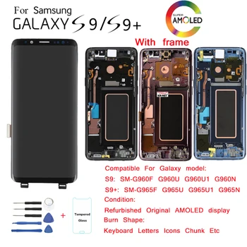 

For SAMSUNG Galaxy S9 G960 S9+ G965 Display LCD Screen replacement for samsung SM-G960F G965F lcd display module Burn-in Shadow